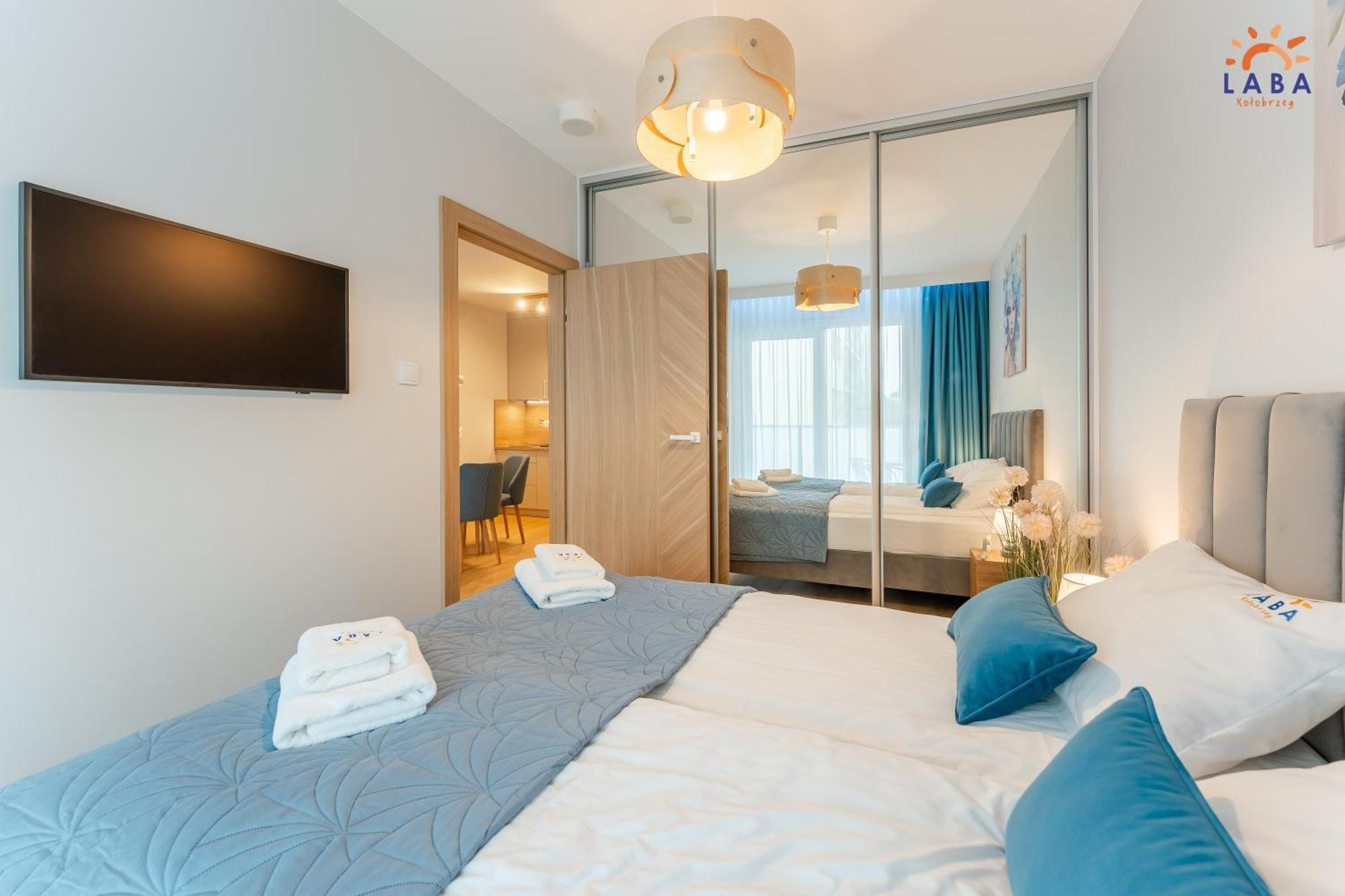 Laba Kolobrzeg Apartamenty Kollataja Z Parkingiem エクステリア 写真